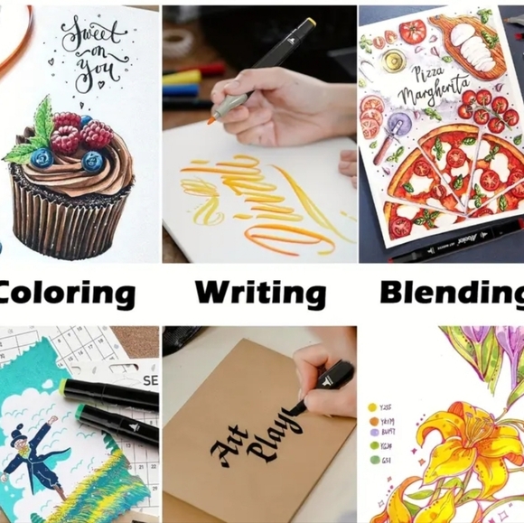 NWT 80 Colpart DUAL TIP MARKERS. Shipping OR HOBBYIST Artist. 🎨 - Picture 5 of 11